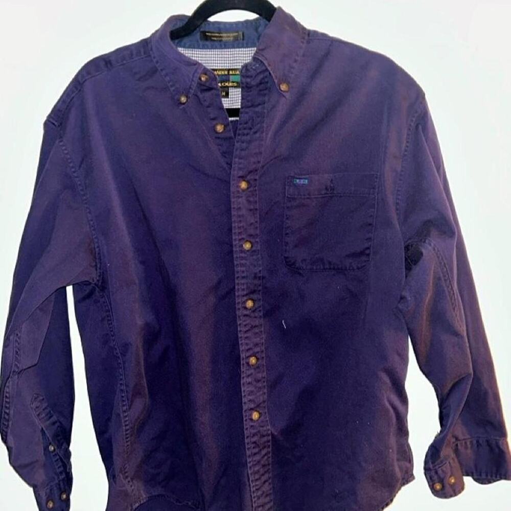Alexander julian purple cotton button